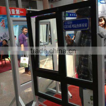 Powder coating aluminium casement window