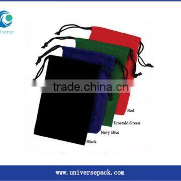 Durable Mini Drawstring Velvet Pouches/bags With Custom Color