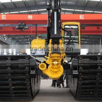 Amphibious undercarriages for excavator Caterpilar upper structures, various ton class, new and used