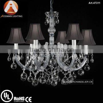 6 Light Wholes Maria Theresa Crystal Lamp