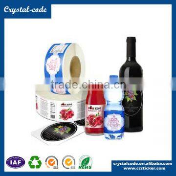 Plastic Bottle Label Material Label Paper Roll Soft Drink Bottle Sticker photo-5