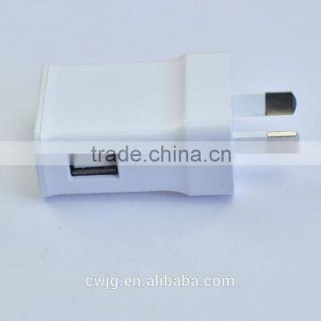 Portable Phone Charging Station White / Black Color Multi Port Usb Chargers 2a 3a for Samsung