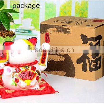 shaking hand ceramic japanese lucky cat