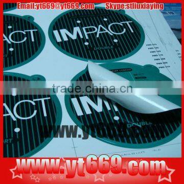 double layer label sticker