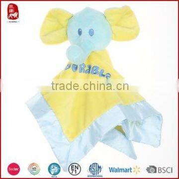 ICTI SEDEX Factory Top Quality Cute Promotional Baby Plush Comforter Blanket Quality Choice photo-3