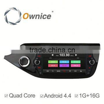 Ownice android 4.4 quad core DVD GPS radio for Kia Ceed with bluetooth