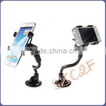 Universal 360 Degree Long Arm Car Soft Tube Mount Bracket Mobile Holder For iPhone for Samsung