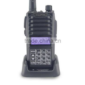 UV dual band walkie talkie with touch keypad walky talky long distance radio frequency