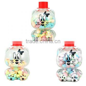 New design milk cola mint fruity press candy in cute jar