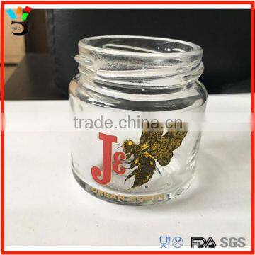 custom logo available 90ml honey glass jar