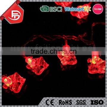 TZFEITIAN OEM/ODM Red Color Santa Claus Christmas Cluster Lights photo-2