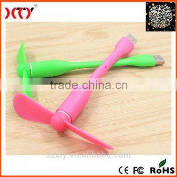 Power bank USB Fan Flexible USB Portable Mini Fan for digital device