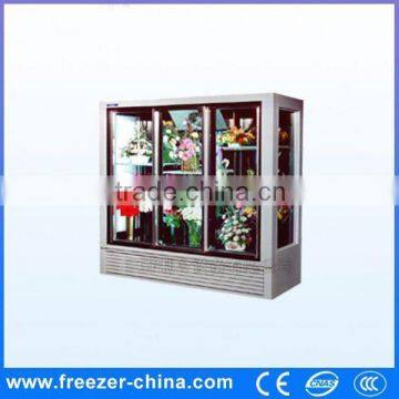 Glass door direct cooling hotel flower display