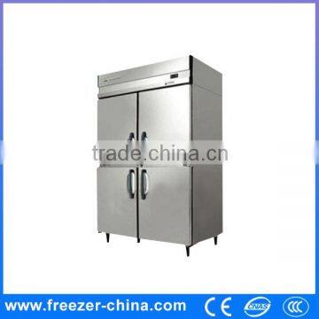 Commercial Restaurant freezer Stainless Steel 4 Door Upright Balst supermarket freezer