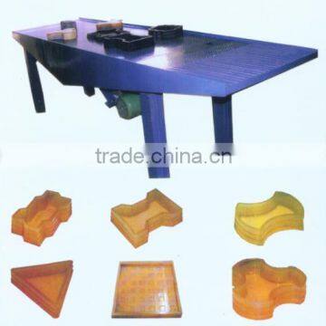 Vibrator force concrete paving brick vibration table