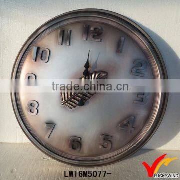 Leaf Quality Antique Iron Custom Made Wall Clock