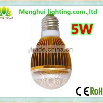 Competitive price 5w e27 dimmable led bulb with high quality