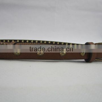 good quality braid style with PU leather and stud metal studded belt