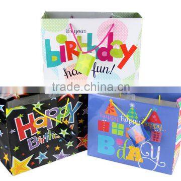 Wholesale Custom Folding Shopping Birthday Paper Gift Bags With Handles photo-6