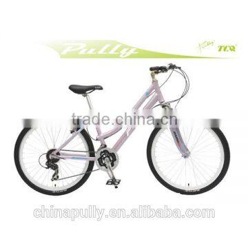 2014 hot sell ct2616 PULLY 26 inch single speed fork suspension Alloy utility/city bike