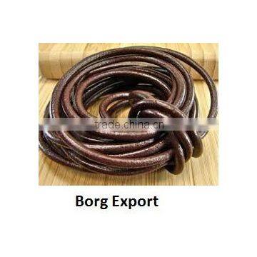 9mm Round Leather Cord From BORG EXPORT / Round Leather Cord 9 mm photo-2