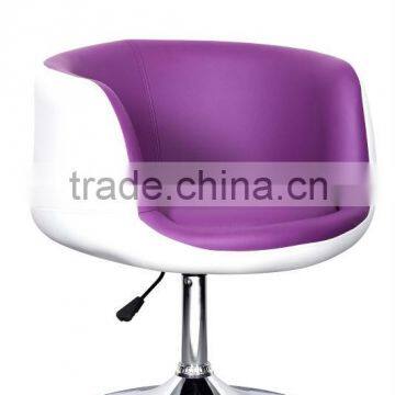 leisure PU visiting adjustable swivel chair