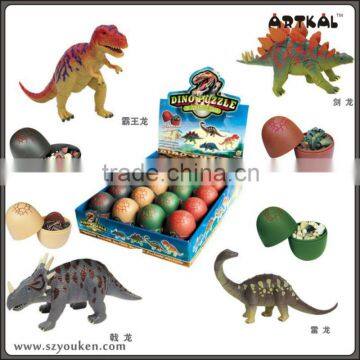 educational toys gifts 3D puzzle plastic dinosaur egg