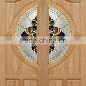 new product,decorative entry door glass in modern style