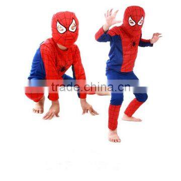 Popular Hero Fancy Dress Cosplay Halloween Costume Spiderman Costumes for Kids photo-2