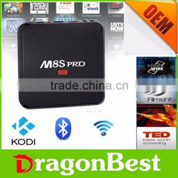 Amlogic S905 android 5.1 lollipop m8s pro octa core smart tv box