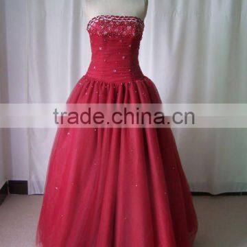 Wedding Quinceanedra Dresses Party Shiny Evening Dresses With Beads