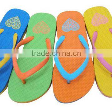 colorful beach girls EVA slippers for 2015