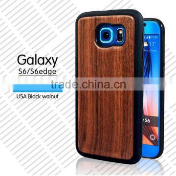 OCASE High Quality TPU Wood Back Cover Case for Samsung Galaxy S6 Edge for Samsung Galaxy S6 case