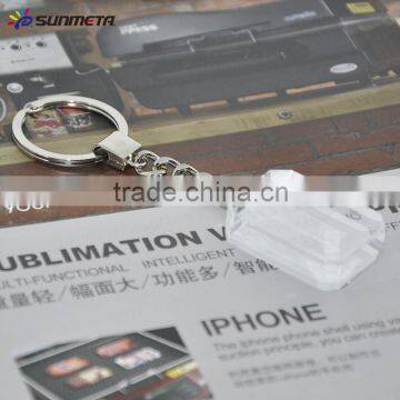New Product China Manufacturer Sublimation Products Blank Crystal Key Chain photo-2