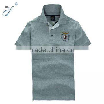 Customized Embroidery Men's Polo Shirt with Flag Logo