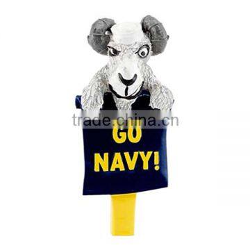 Cute dog with go navy unique novelty beer dispenser