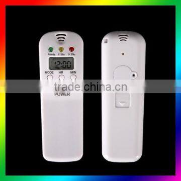 LED Digital alcohol tester with clock