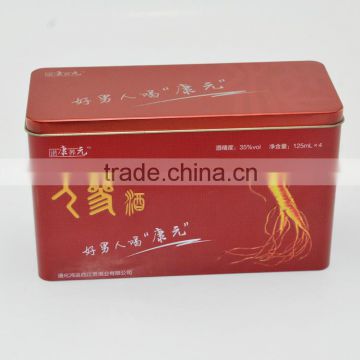 large metal health products /food/tea/tin box