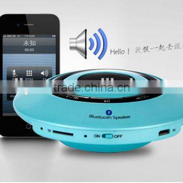 Portable cheap wireless bluetooth with UFO appearance Piano paint speaker