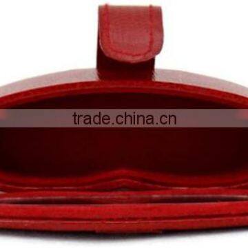 Boshiho Leather Red Lip Shaped Lipstick Case With Mirror photo-4