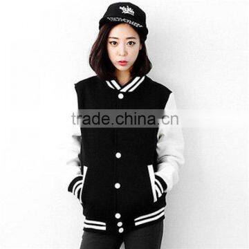 Chinese black sexy girl varsity jackets