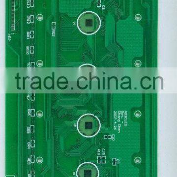 Plating gold PCB(green mask pcb,pcb assembly, 2 layer pcb)