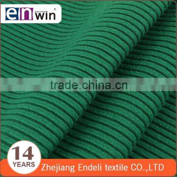 2*2 Rib Fabric Tubular 100% Polyester Jersey Knit Fabric Shirting Fabric Roll