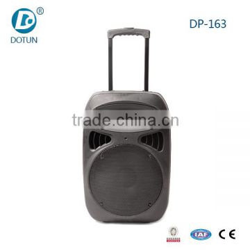 Outdoor powered trolley speaker with bluetooth