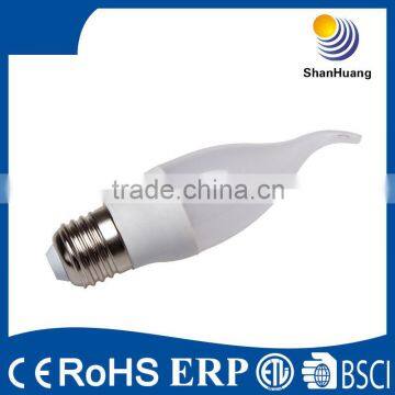 Trade assurance supplier wholesale white candle e14 led candle light bulb