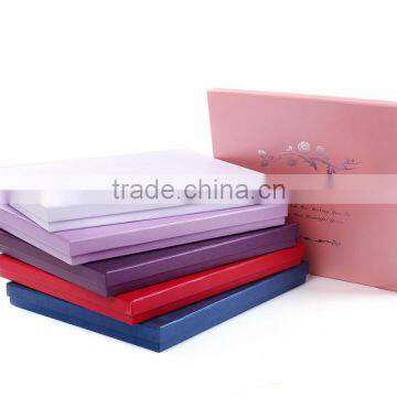 Newest style for colorful paper gift box with best price