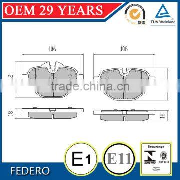 D1473-8672 with E-Mark german brake pads