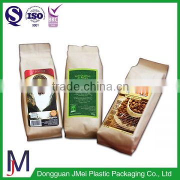 Customized printing Aluminum foil coffee bags bags for coffee Laminated Coffee Bag