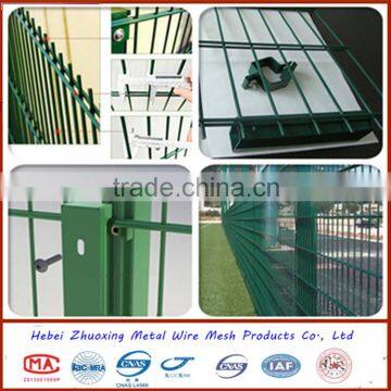 Professional Produce Powder Coating Of Double Wire Welded Mesh Fence
