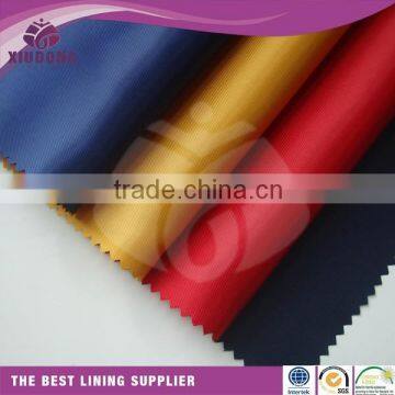 Shaoxing 100 Poly Fabric Manufacturer 100 Polyester Twill Taffeta Fabric for Garment